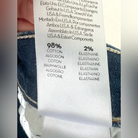 Mother insider crop step fray jeans in not rough enough kick flare HR summer 28 - Picture 12 of 16